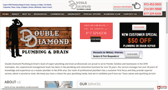 Desktop Screenshot of doublediamondplumbing.com